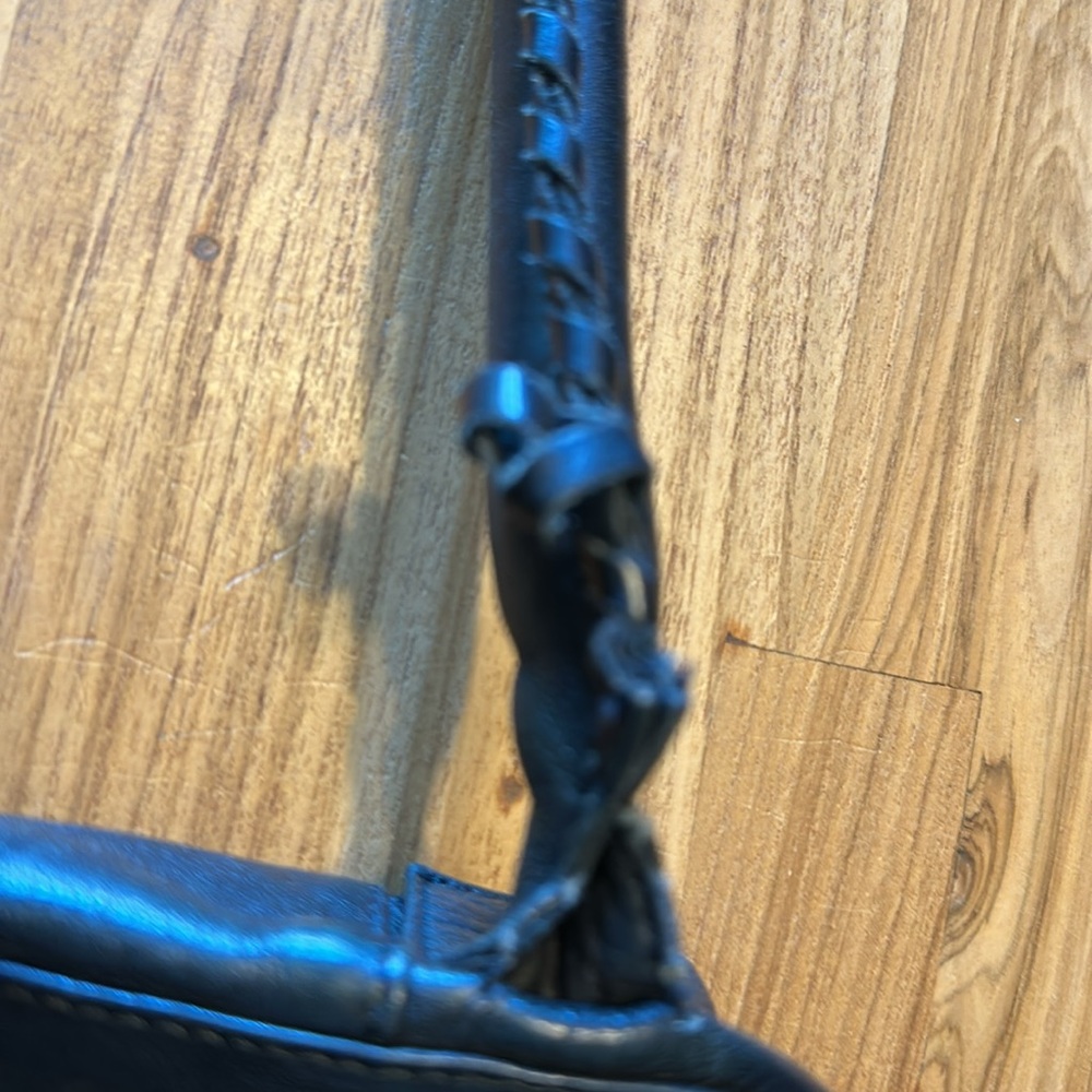 Day & Mood (Anthropologie) Genuine Leather shoulder bag with woven details - Picture 6 of 7